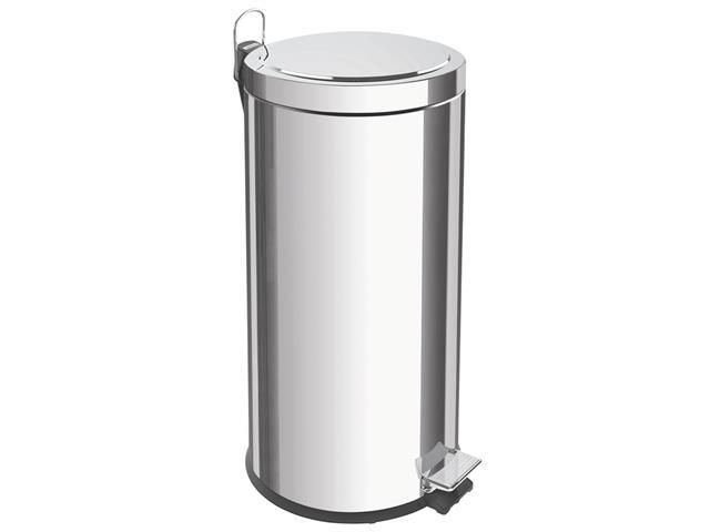 Lixeira com Pedal Tramontina Aço Inox 30 Litros - 1