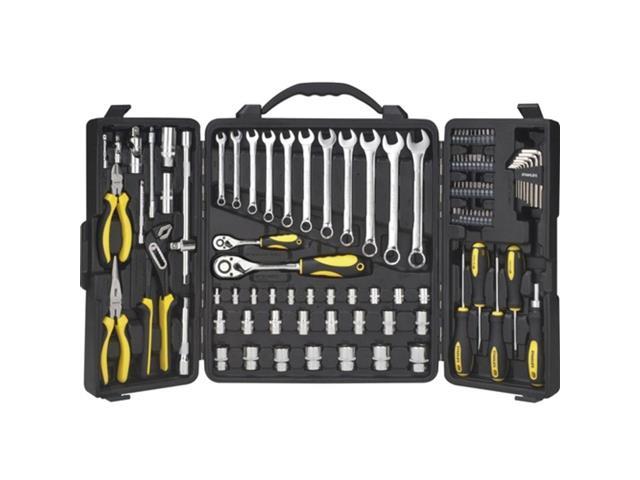 Jogo de Ferramentas Stanley com Maleta Dobrável 110 Peças - 1