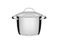 Espagueteira Tramotina Fundo Triplo Allegra Aço Inox 20 cm - 1