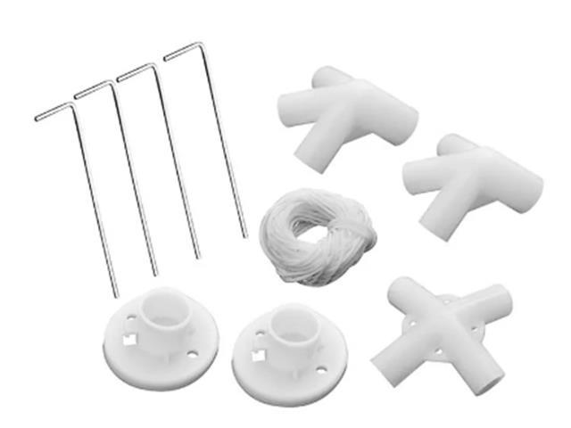 Tenda Gazebo MOR Ráfia Branco 2,4 M - 2