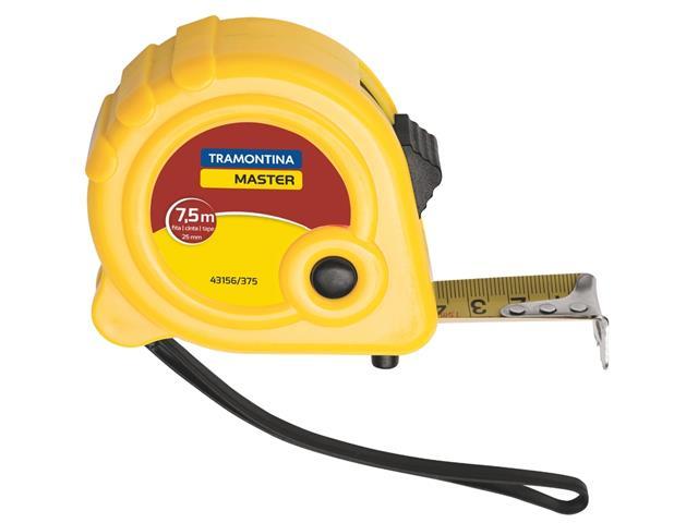 Trena Tramontina com Fita de Aço e Corpo em ABS com Freio Duplo 7,5M - 1
