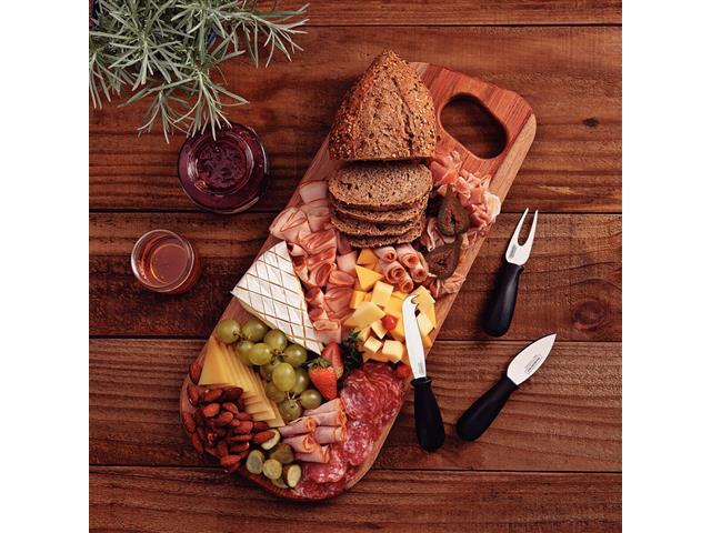 Jogo para Queijo Tramontina Inox 3 peças Plenus Preto - 2