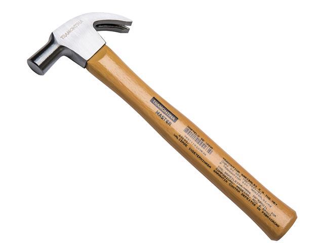 Martelo de Unha Tramontina com Cabo de Madeira 20mm - 1