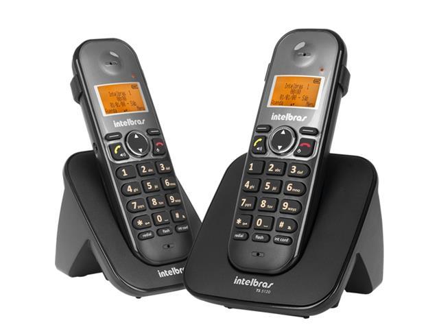 Combo Telefone sem Fio com Ramal Intelbras TS 5122 Preto - 2