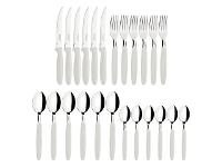 Faqueiro Tramontina Ipanema Cabo Branco com Pote Plástico 24 Peças - 2