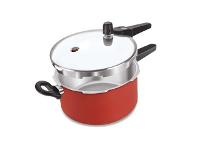 Panela de Pressão Fechamento Externo Fortaleza Vermelha 6 Litros - 2