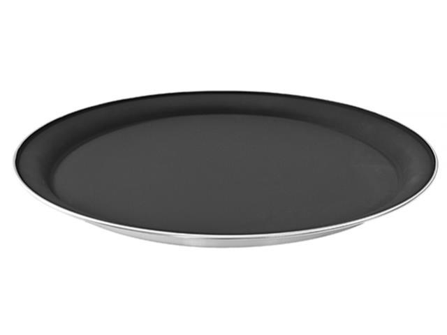 Bandeja Redonda Tramontina Aço Inox com Antiderrapante - 1