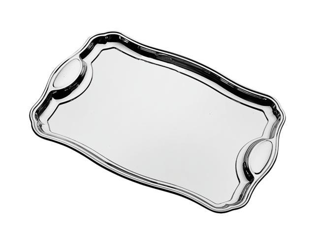 Bandeja Tramontina Retangular Aço Inox 42 x 29 cm - 1