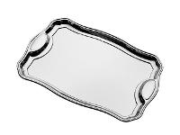 Bandeja Tramontina Retangular Aço Inox 42 x 29 cm - 1