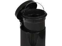 Kit Banheiro MOR Àgata Preto Escova Sanitária e Lixeira 3 Litros - 2