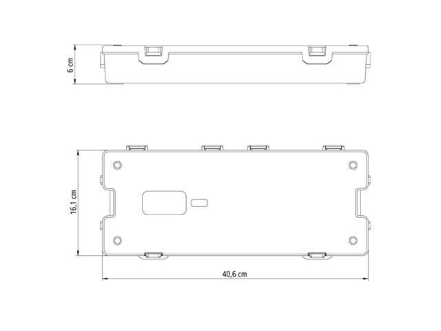 Organizador Plástico Tramontina para Ferramentas 16 Polegadas - 2