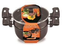 Conjunto para Cozimento a Vapor Fortaleza Preto 18 cm - 1