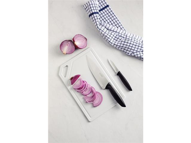 Kit para Carne e Legumes Tramontina Plenus 2 Facas e Tábua para Cortar - 3