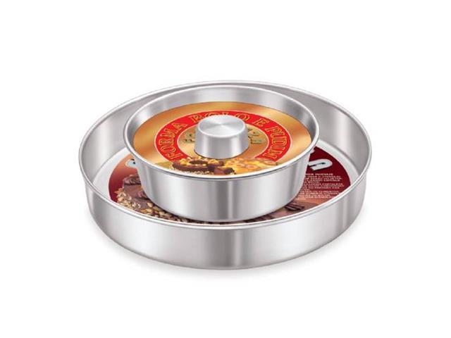 Kit Assadeira Redonda e Forma para Pudim Fortaleza 2 Peças - 1