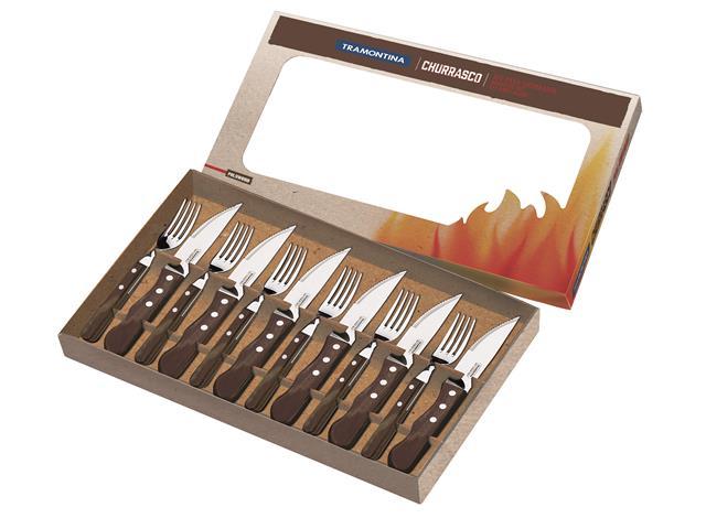 Conjunto para Churrasco Tramontina Polywood Inox 12 Peças - 2