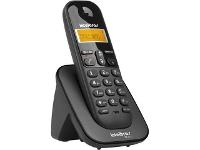 Ramal Adicional Intelbras sem Fio TS 3111 Preto com Identificador de C - 2