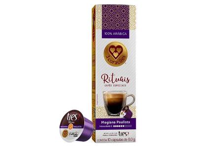 Cápsulas Três Corações Café Espresso Rituais Mogiana Paulista