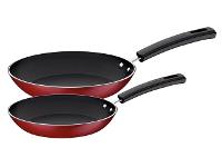 Jogo de Frigideiras Tramontina Sicília Antiaderente Vermelha 2 Peças - 1