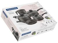 Jogo de Panelas Tramontina Paris Texture Grafite 5 Peças - 2