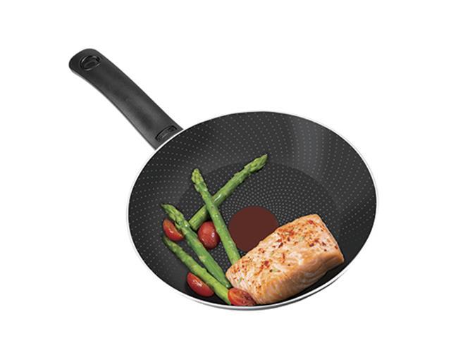 Frigideira Wok Rochedo Smart Antiaderente Preto 28cm - 3