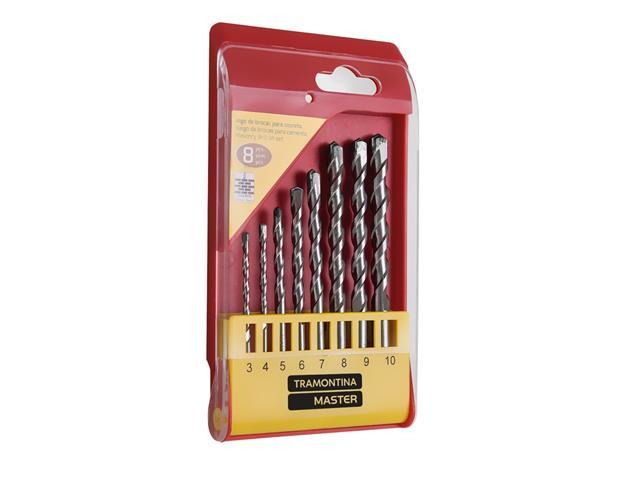 Jogo de Brocas para Concreto Tramontina 8 Peças - 1