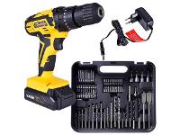 Parafusadeira Furadeira Vonder a bateria 12 V Bivolt com 74 Acessórios - 1