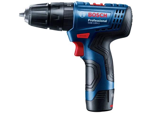 Parafusadeira Furadeira Bosch GSB 120-LI, 12V 1 Bateria - 2