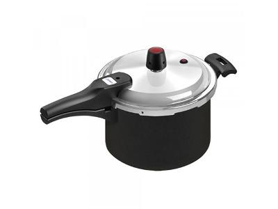 Panela de Pressão Panelux Fechamento Externo Preto Premium 4,5 Litros
