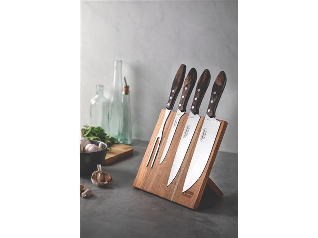 Jogo para Churrasco Tramontina Cabo em Madeira Castanho 5 Peças - 3