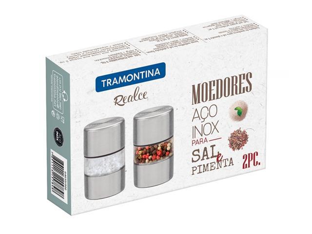 Conjunto de Moedores para Sal e Pimenta Tramontina Realce 2 Peças - 3