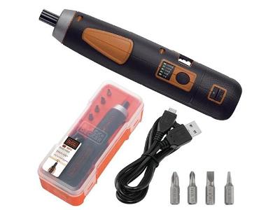 Parafusadeira Black&Decker Push & Go 1/4 Bivolt 4V com 4 Acessórios