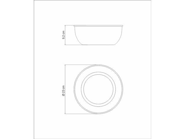 Pote Tramontina Freezinox Redondo em Aço Inox sem Tampa 22 cm 2,9 L - 4