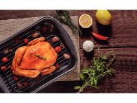 Assadeira com Grelha Tramontina Brasil Antiaderente Grafite 34CM - 2