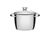 Caldeirão Tramontina Allegra em Aço Inox e Tampa de Vidro 20CM - 1