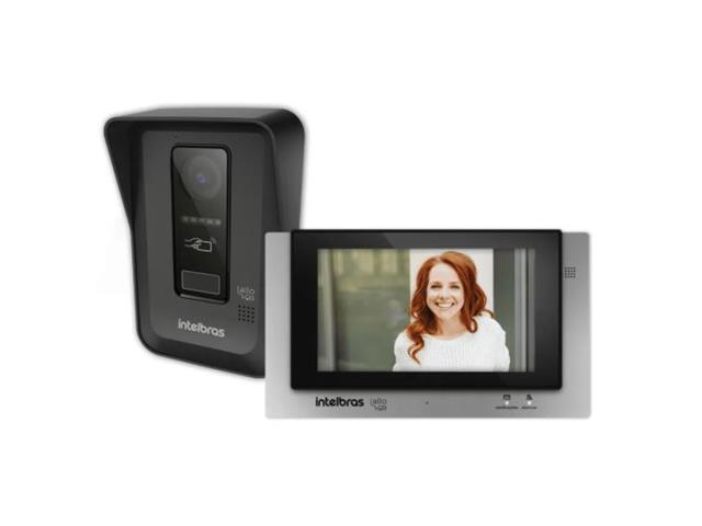 Video Porteiro Wi-Fi Intelbras Allo Wt7 com Display Preto - 1