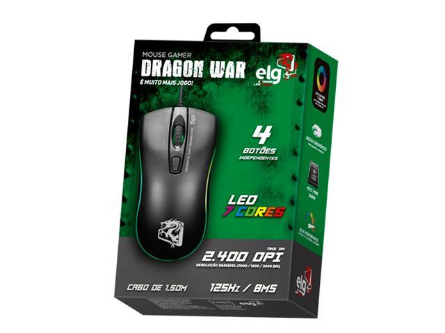 Mouse Gamer ELG MGDW Dragon War 2400DPI - 3