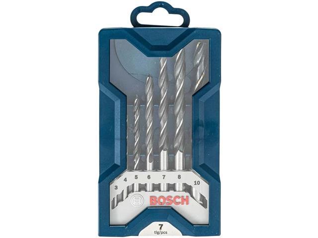 Jogo de Brocas Madeira Bosch Mini X-Line 3-10mm 7 Peças - 3