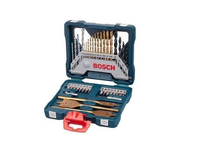 Kit de Pontas e Brocas em Titânio Bosch X-Line 40 Peças - 1