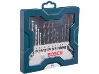 Jogo Brocas Alvenaria/Metal/Madeira Bosch Mini X-line 15 Peças - 3