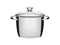 Caldeirão Tramontina Allegra em Aço Inox e Tampa de Vidro 22CM - 1