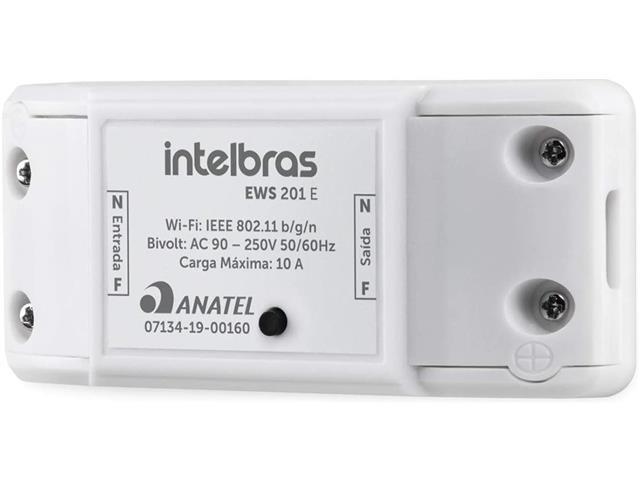 Controlador Smart Wi-Fi para ambientes Intelbras EWS 201 E Branco - 3