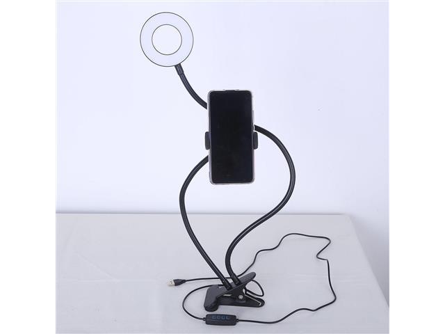 Suporte Ring Light Flexível Ajustável Clip Fixador Multilaser AC369 - 2