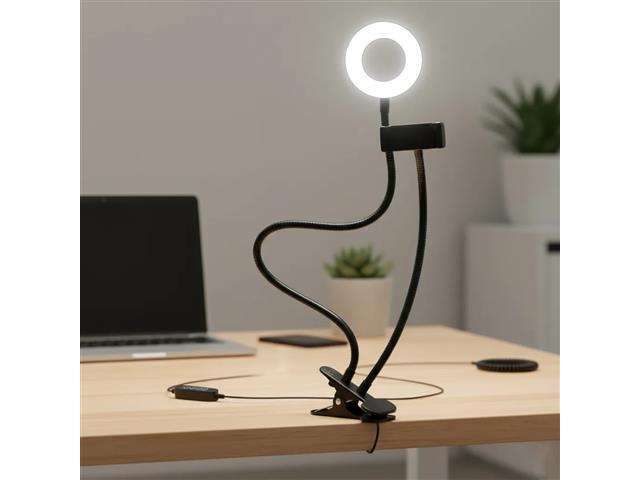 Suporte Ring Light Flexível Ajustável Clip Fixador Multilaser AC369 - 4