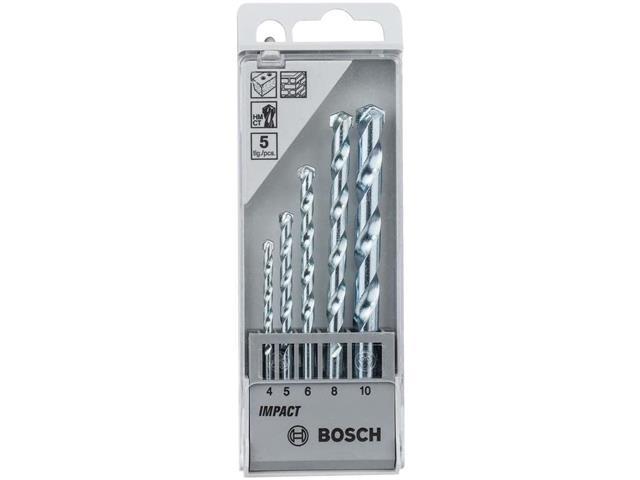 Jogo Broca para Alvenaria Bosch CYL-1 Ø4-5-6-8-10 mm - 1