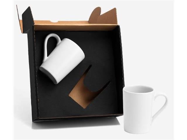 Kit de Canecas em Cerâmica Branca 230ML - 1