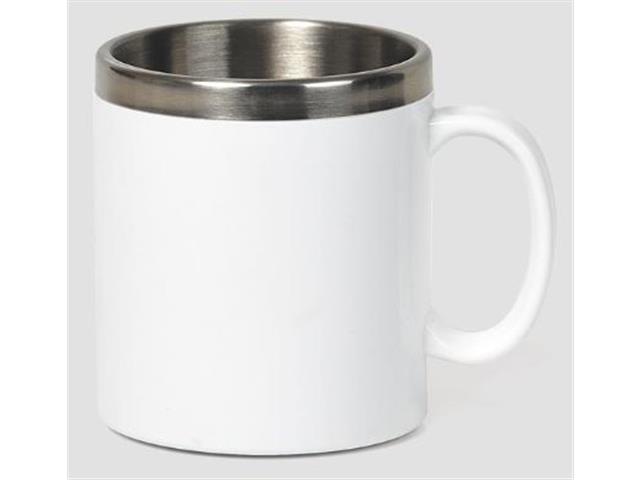 Caneca em Aço Inox com Poliestireno 300ML - 2
