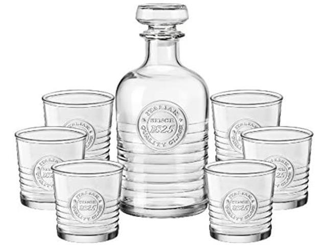 Jogo de Copos Bormioli Rocco Officina com Garrafa 7 Peças - 1