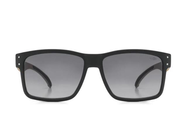 Óculos de Sol Masculino Mormaii Mumbai Preto Fosco Madeira - 2