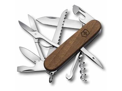 Canivete Victorinox Huntsman Tala de Madeira Nogueira