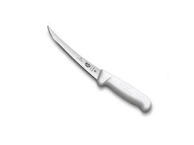 Faca para Desossa Victorinox Lâmina Curva Flexível Fibrox Branco 15CM